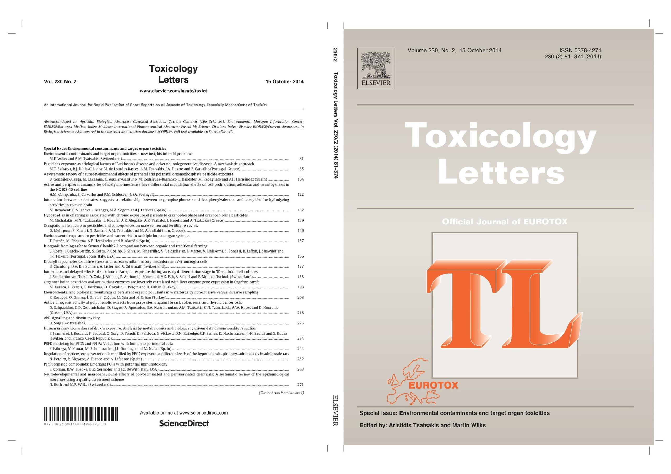 Special Issue Environmental contaminants and target organ toxicities