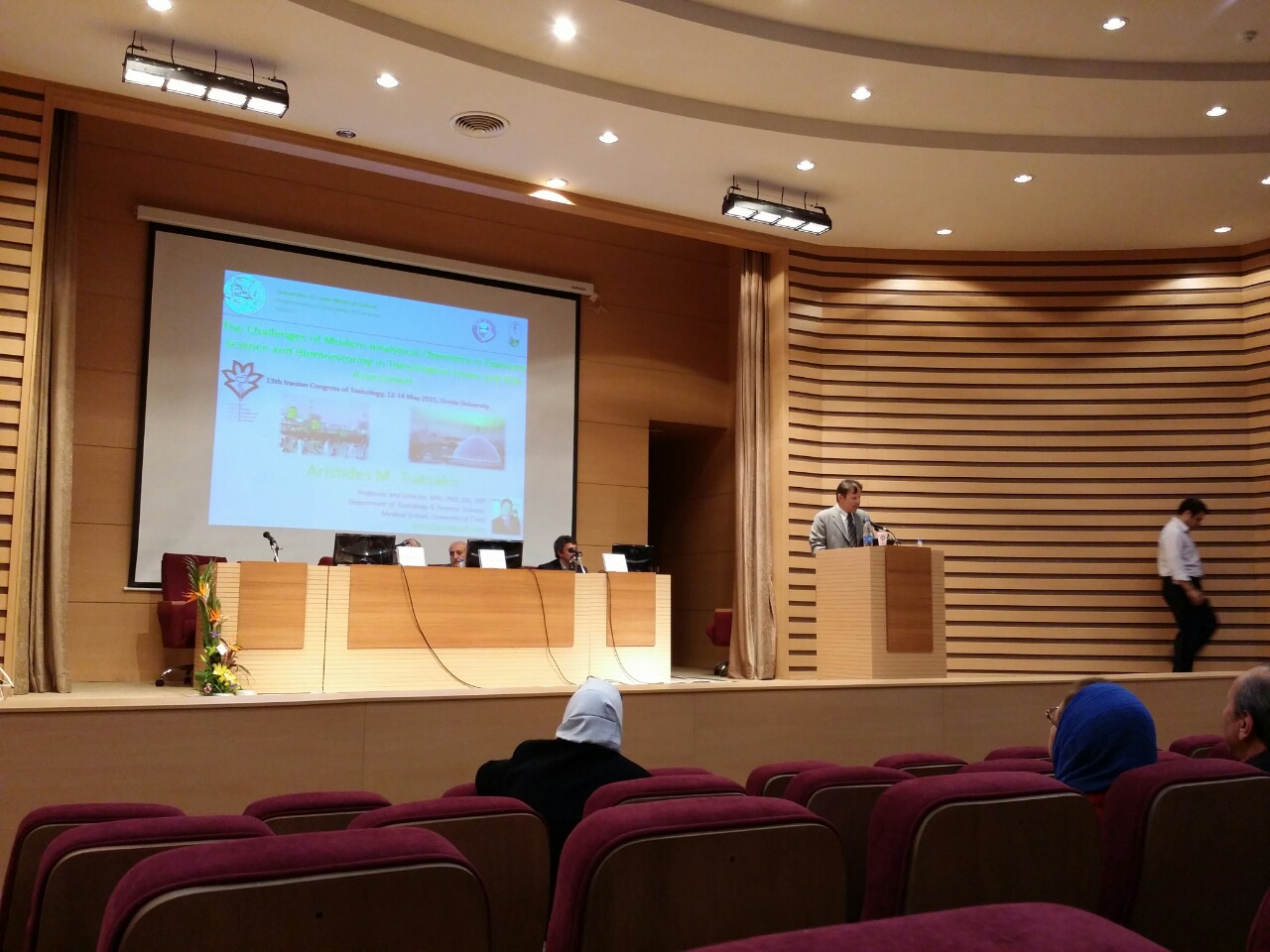 Today 13 May 2015 the speech of prof. Tsatsakis with title “The Challenges of Modern Analytical Chemistry in Exposure Science and Biomonitoring in Toxicological Issues and Risk Assessment” at the 13th Iranian Congress of Toxicology at Urmia University