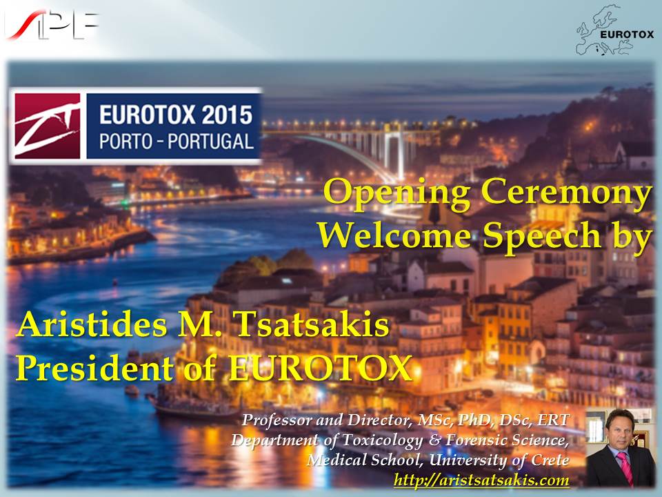 Opening Ceremony Welcome Speech – EUROTOX 2015