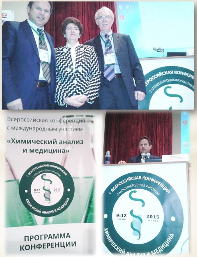 With Congress Organisers Professors Bankina S and Dzantiev B MOSCOW 9-12 NOVEMBER 2015