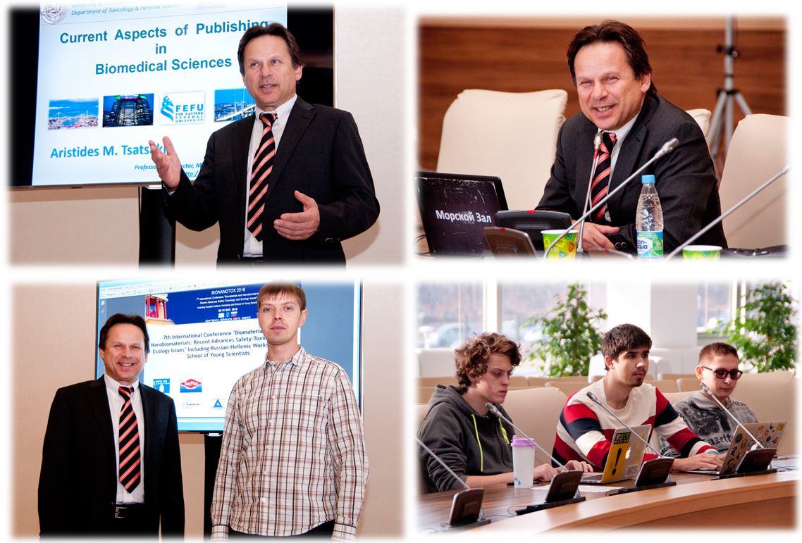 Far Eastern Federal University: Professor Aristidis Tsatsakis Lectures in Vladivostok Russia held on December 2015