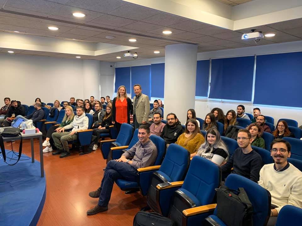 Lecture in School of Pharmacy, Frederick University, December 2019, Cyprus