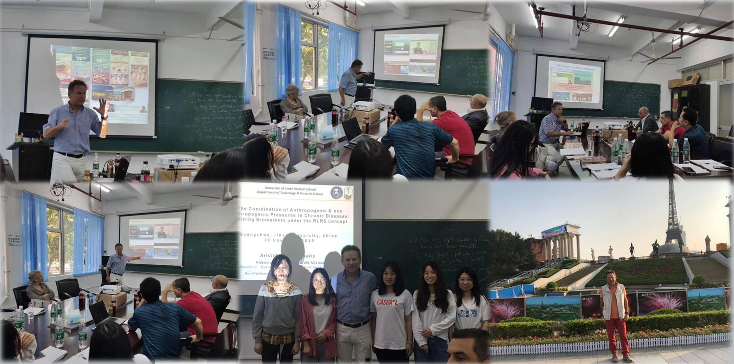 Lectures in Cancer research center,  Jinan University, Guangzhou, China, November 2019