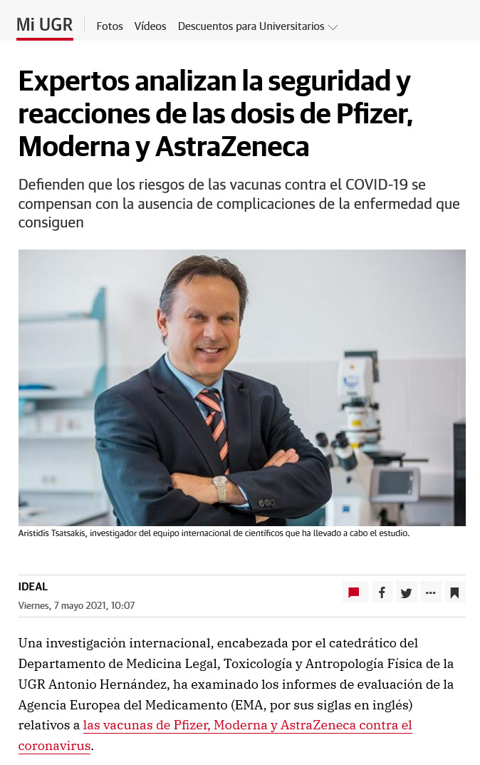 Experts analyze the safety and reactions of the doses of Pfizer, Moderna and AstraZeneca