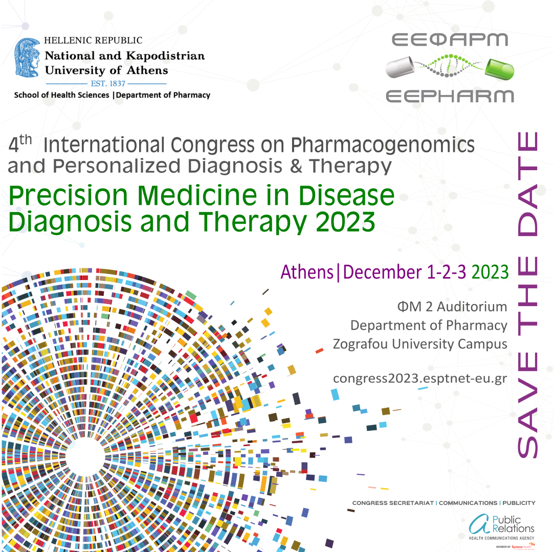 4th International Congress on Pharmacogenomics and Personalized Diagnosis and Therapy